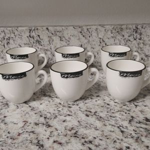 Dudson Stoke on Trent 6pc Mocca Coffee Espresso Mug Set